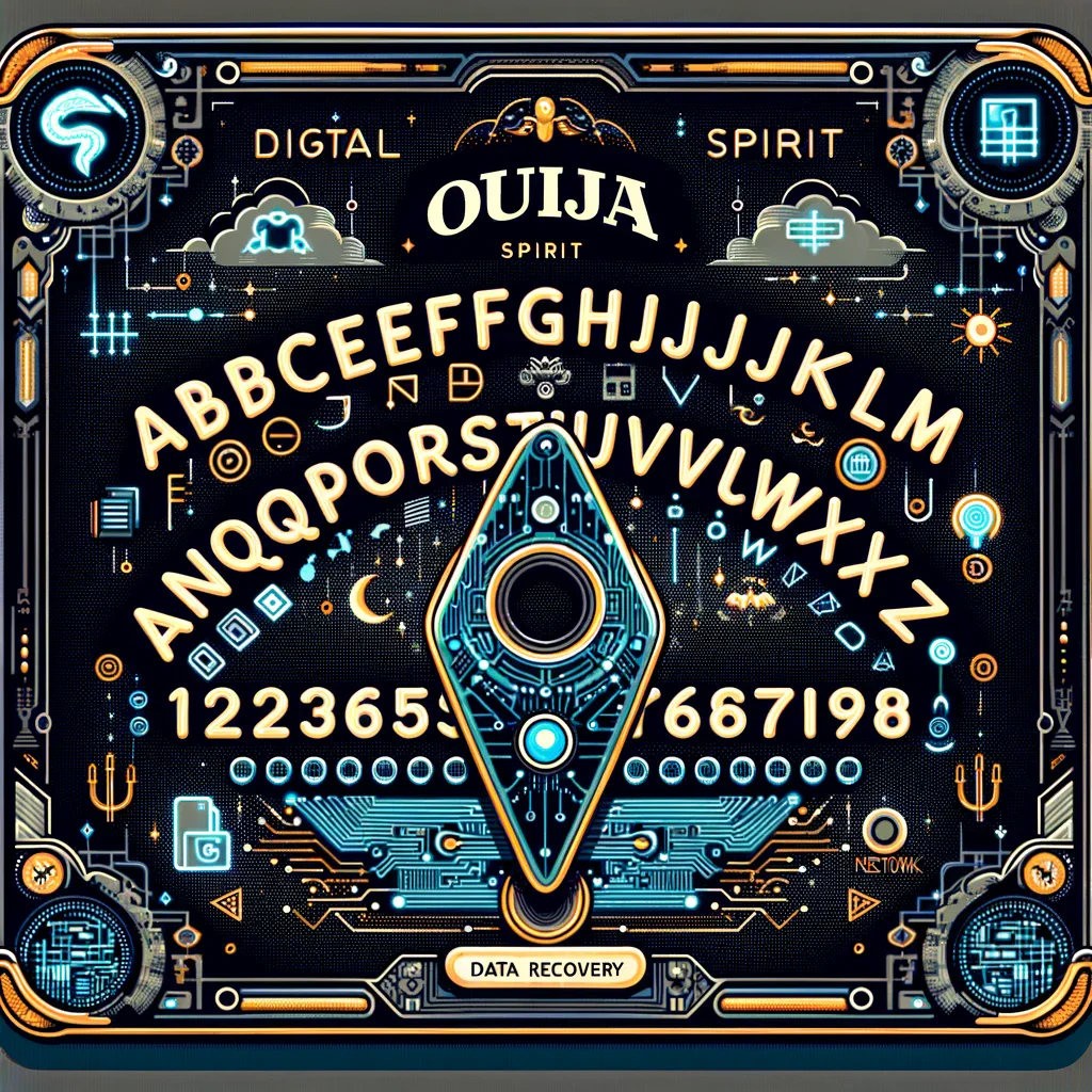 Digital Spirit Datenwiederherstellungs-Ouija-Tafel