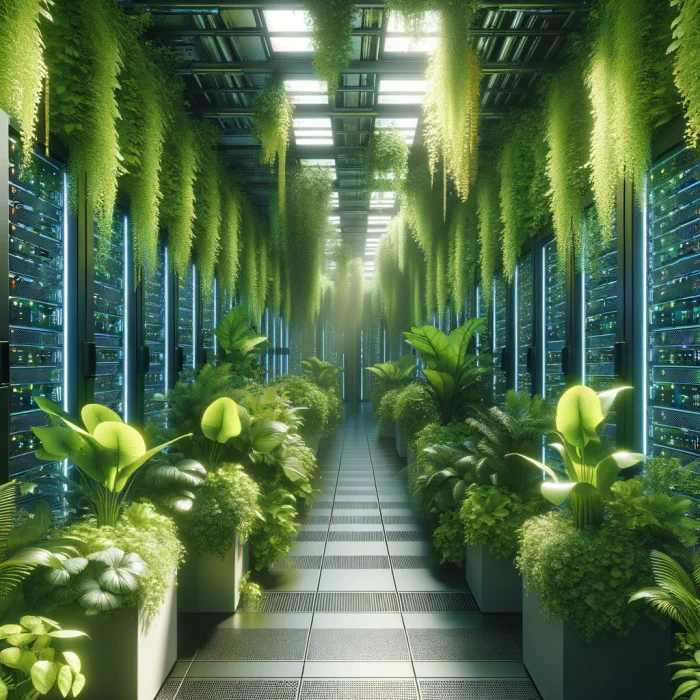 Serverraum-Grünpaket